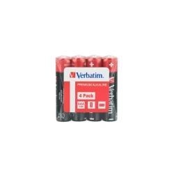 AAA Batterier Alkaline Verbatim 4-Pack Wrap