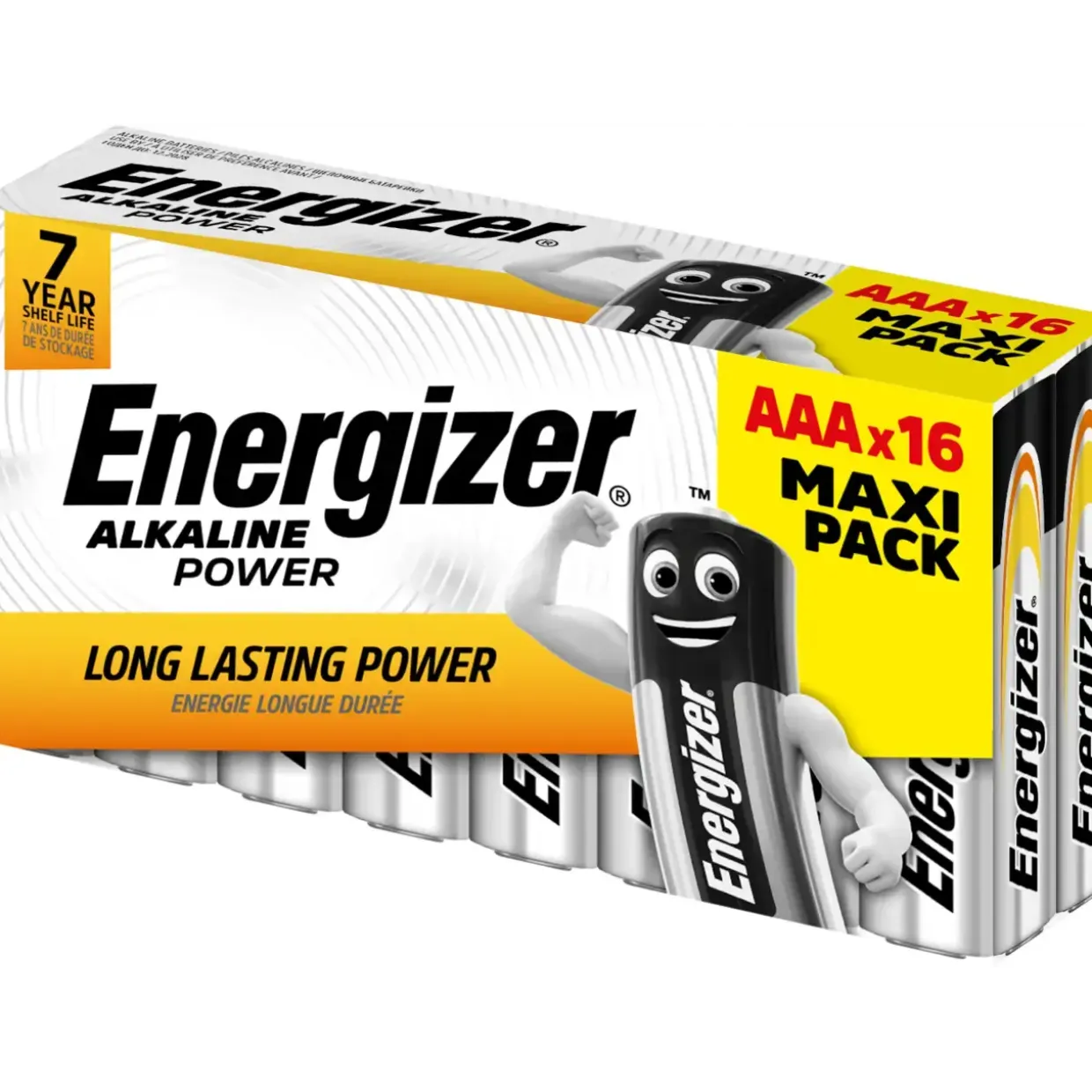 AAA Batterier - Energizer Alkaline Power - 16 stk