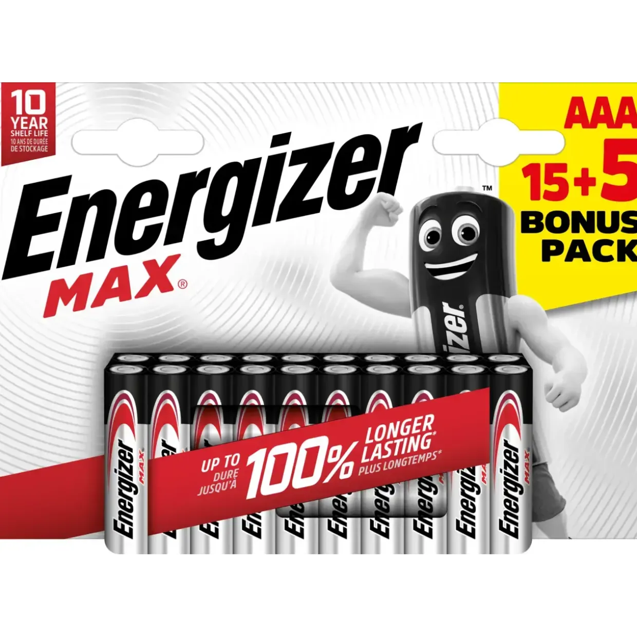 AAA batterier Energizer Max E92 (15+5 pack)