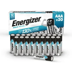 AAA Batterier - Energizer Max Plus - 20 stk