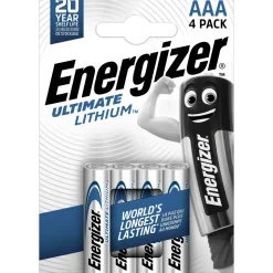 AAA batterier Energizer Ultimate Lithium (4)