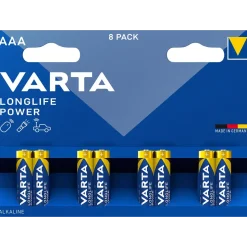 AAA Batterier Varta Longlife Power 8stk