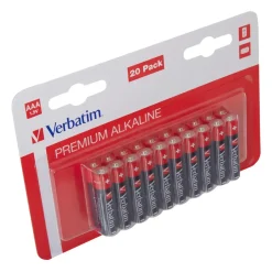 AAA batterier Verbatim Alkaline LR03 (20-Pack)