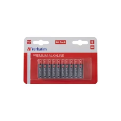 AAA batterier Verbatim Alkaline LR03 (20-Pack)