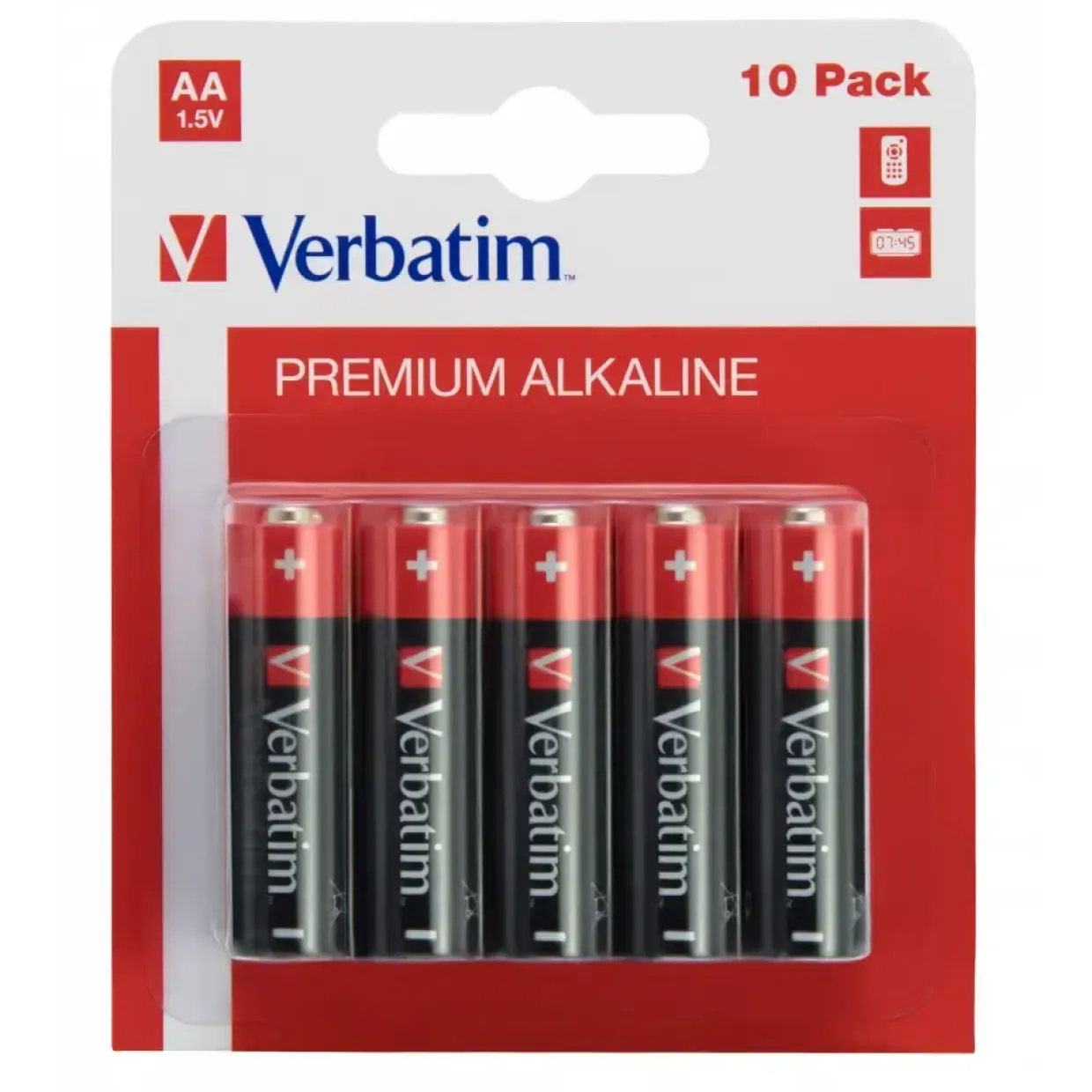 AA Batteri Alkaline Verbatim - 10 stk.
