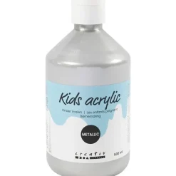 Acryl maling A-Color, sølv, 03 - metallic, 500ml