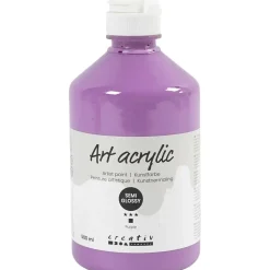 Acrylmaling Pigment Art, halvblank, dækkende, lilla, 500ml