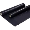 Afdækningsplast sort 2 m x 50 m x 0,15 mm kraftig plastik - foldet 1 gang