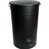 Affaldsbeholder Greger Sort 70L med låg og pedal