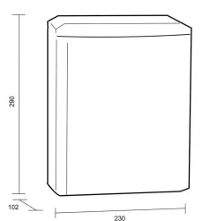 Affaldskurv – Katrin Hygiene Bin – Rustfri – 6 liter