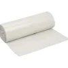 Affaldspose, 30 l, hvid, MDPE/genanvendt, 50x60cm - 10 ruller