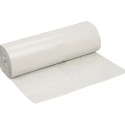 Affaldspose, 30 l, hvid, MDPE/genanvendt, 50x60cm - 10 ruller
