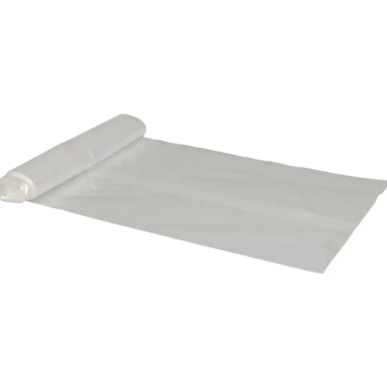 Affaldspose, 30 l, klar, MDPE/genanvendt, 50x60cm - 10 ruller