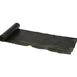 Affaldspose med snøreluk, 20 l, sort, LDPE/virgin, 44x50cm