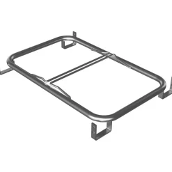 Affaldsramme, Vileda Equipe, 35x45x6cm, stål, til 2x60l poser