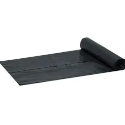 Affaldssæk sort luksus 53my 125l 750x1150mm 10stk/rul 100% genanvendt plast - 16 stk