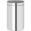 Affaldsspand, Brabantia Touch bin, 30,5x43,5x72,7cm, 40 l, stål