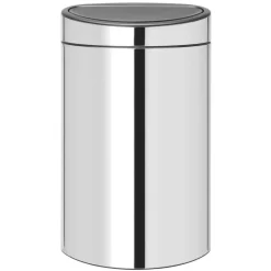 Affaldsspand, Brabantia Touch bin, 30,5x43,5x72,7cm, 40 l, stål