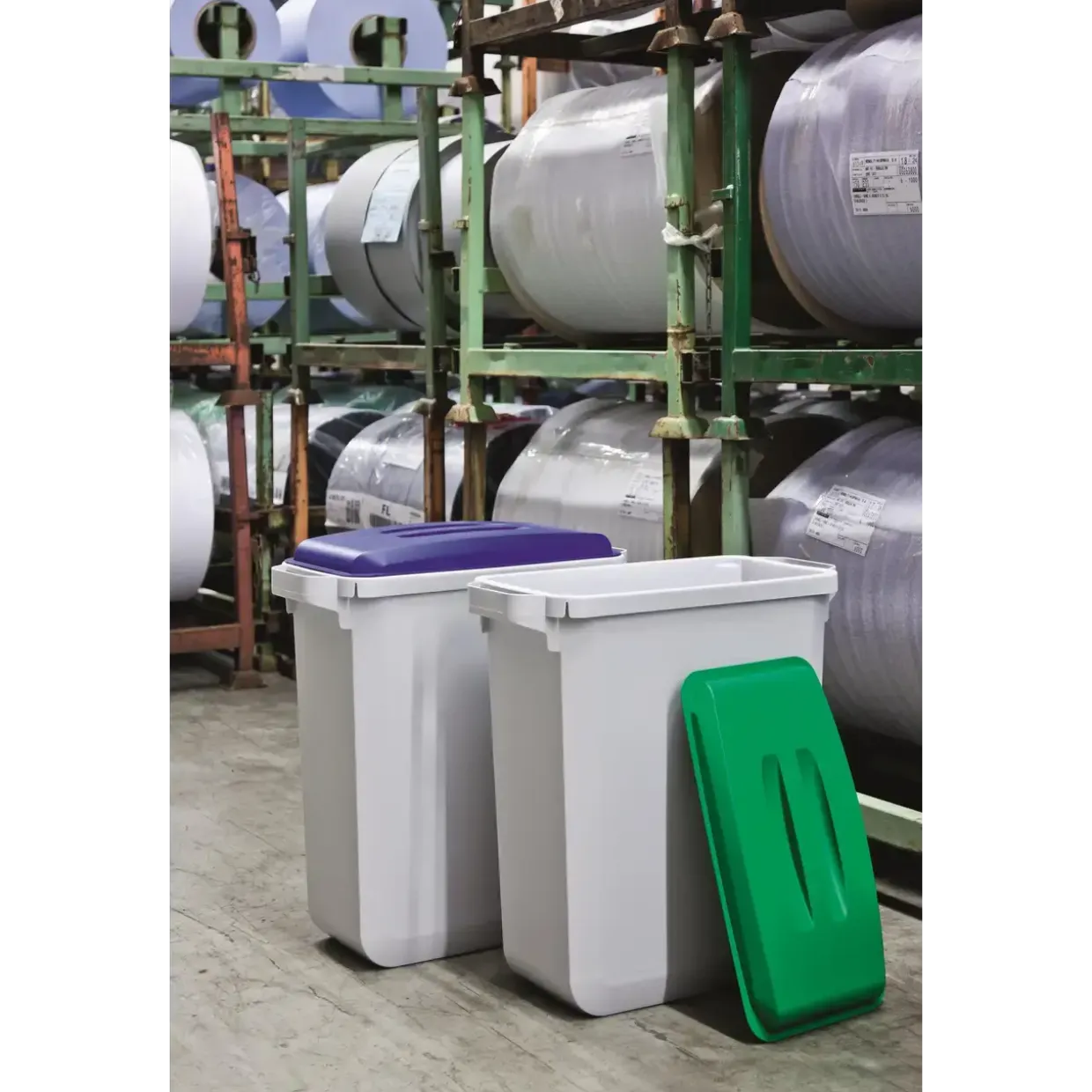 Affaldsspand Durabin 60 Grå 60 liter - Firkantet spand