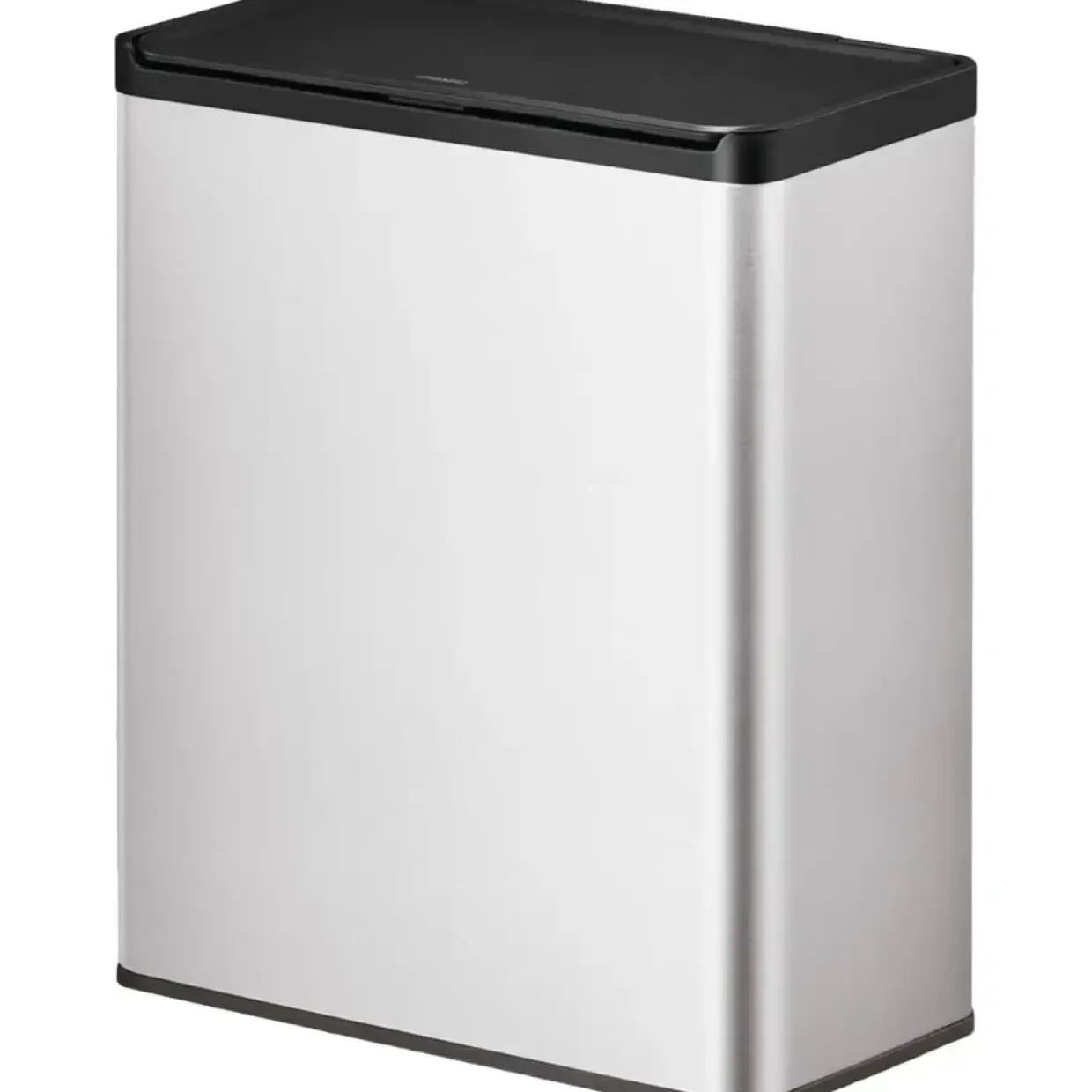 Affaldsspand, EKO Essential, rustfrit stål, 2-rums, 2x20 l, med touch låg, plast inderspande