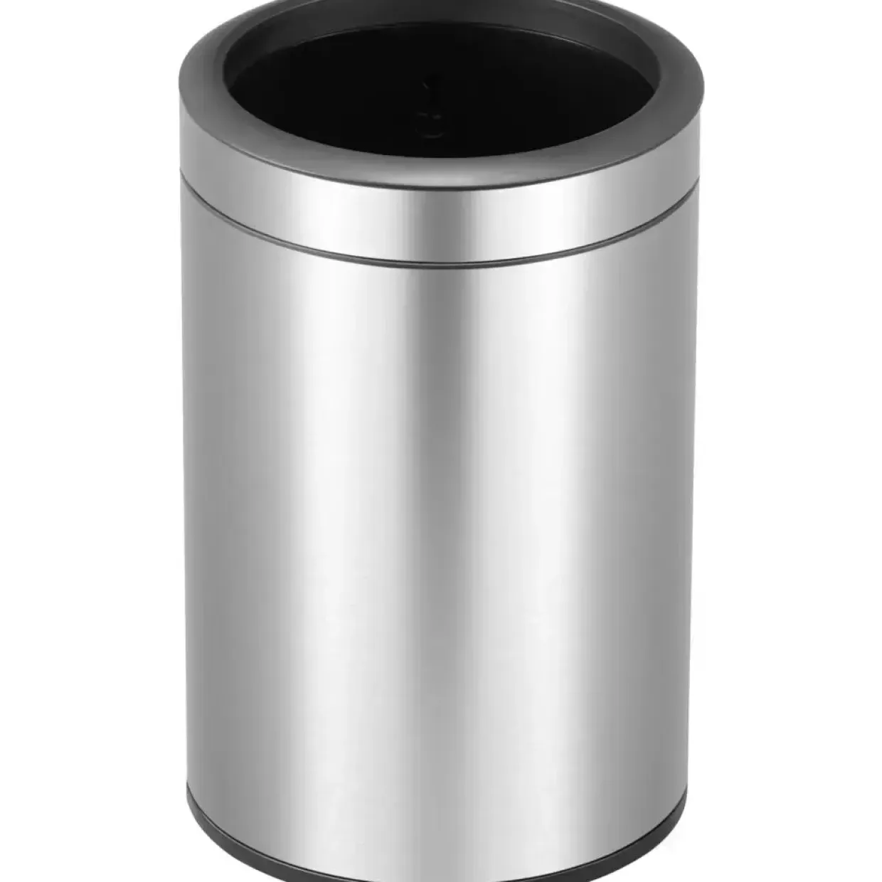 Affaldsspand - EKO 12 l - Stål mat plast/stål - Åben top