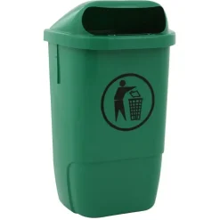 Affaldsspand, grøn, 50 l