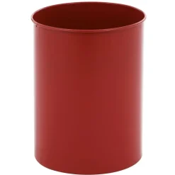 Affaldsspand metal, rød, 30 l