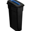Affaldsspand Rotho Selecto 49x29x61cm 55 L sort plast