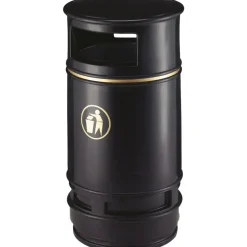 Affaldsspand sort 90 L