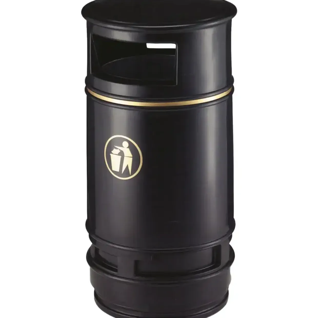 Affaldsspand sort 90 L