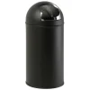 Affaldsspand - V-part - Push låg - 40 l - Mat sort