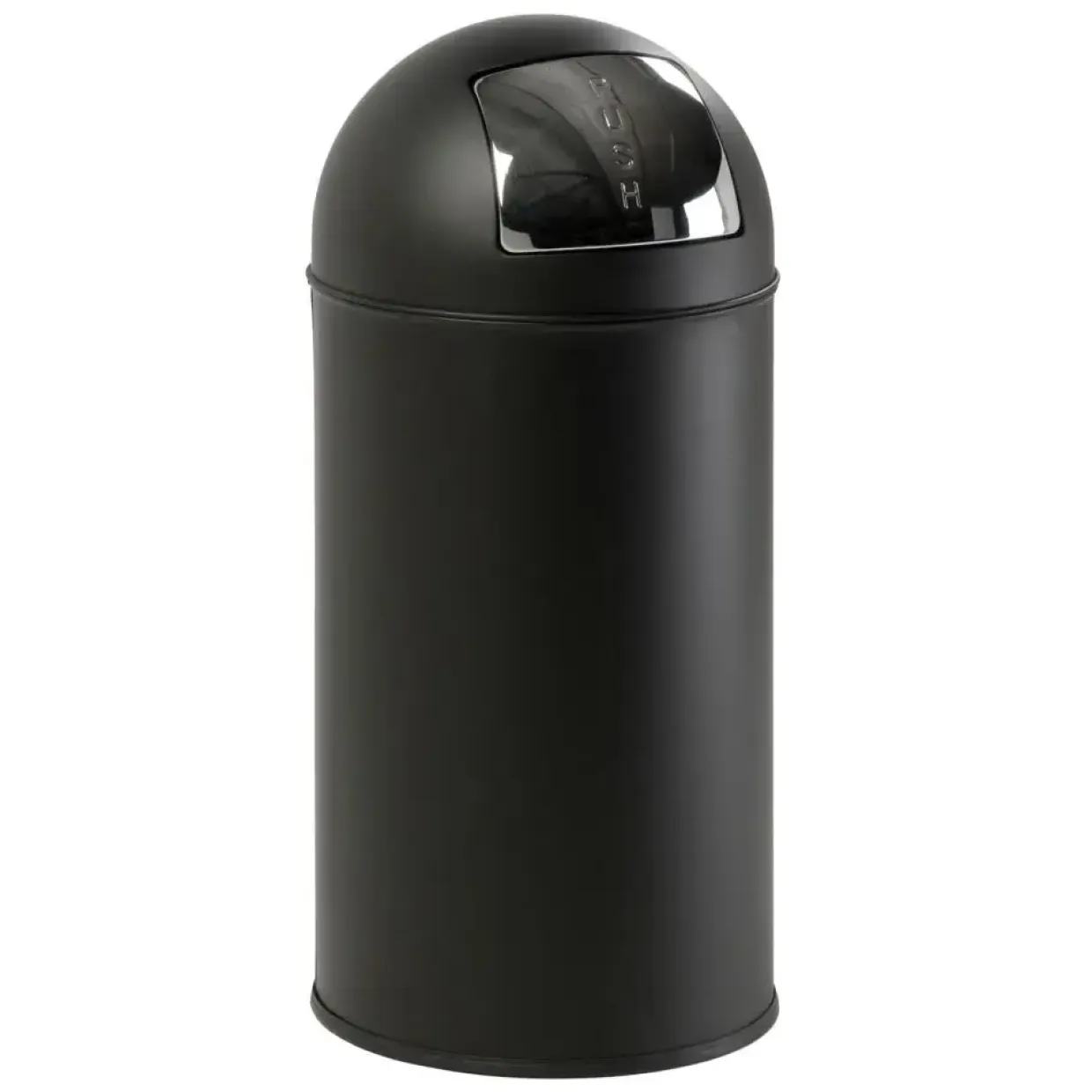 Affaldsspand - V-part - Push låg - 40 l - Mat sort