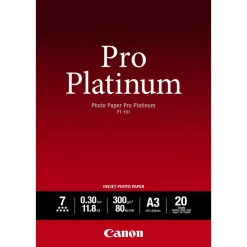 A3 fotopapir Canon 300 gram PT-101 Pro Platinum - 20 ark