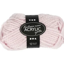 Akrylgarn Fantasia længde 35 meter lys rød Maxi - 50 gram