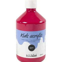 Akrylmaling A-Color, primær rød, 02 - mat (plakatfarve), 500ml