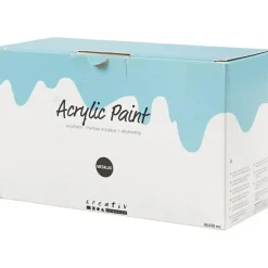 Akrylmaling A-Color - sortiment, 03 - metallic, 10x120ml