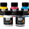 Akrylmaling Creall Studio ass. farver 5x500 ml