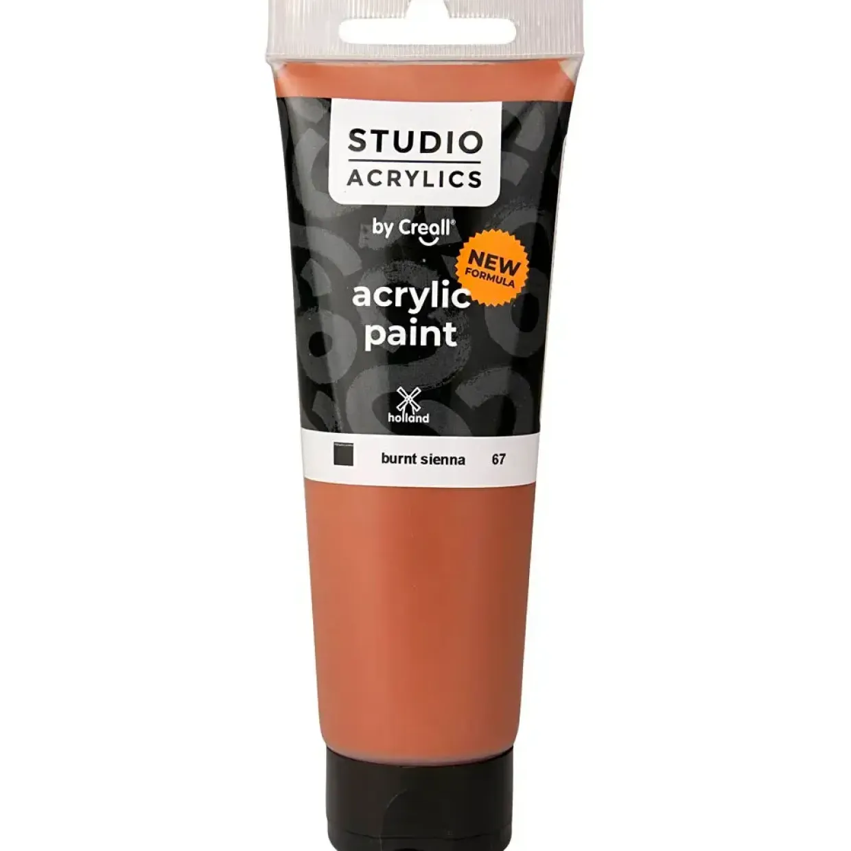 Akrylmaling Creall Studio dækkende burnt sienna (67) 120 ml