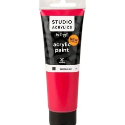 Akrylmaling Creall Studio dækkende carmine red (12) 120 ml