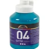 Akrylmaling glitter turkis 500 ml