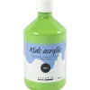 Akrylmaling lys grøn 02 - mat plakatfarve A-Color 500 ml
