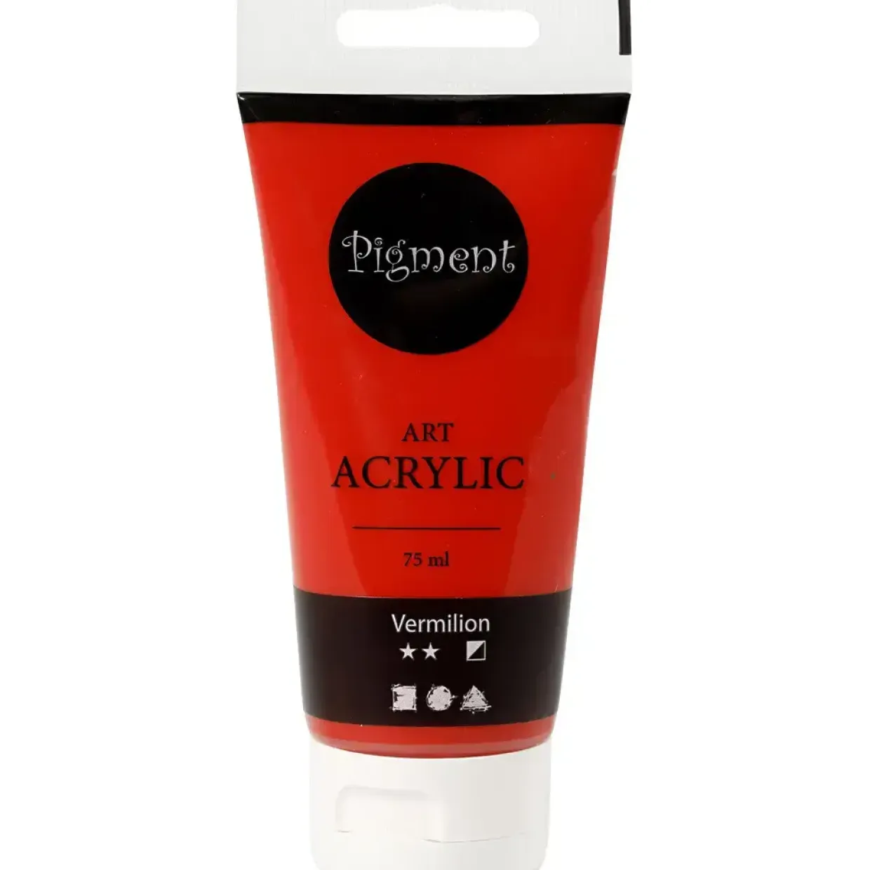 Akryl maling Pigment Art, Vermilion , 75ml