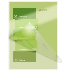 A5 Lamineringslomme Leitz UDT glossy 80 mic | 100 stk