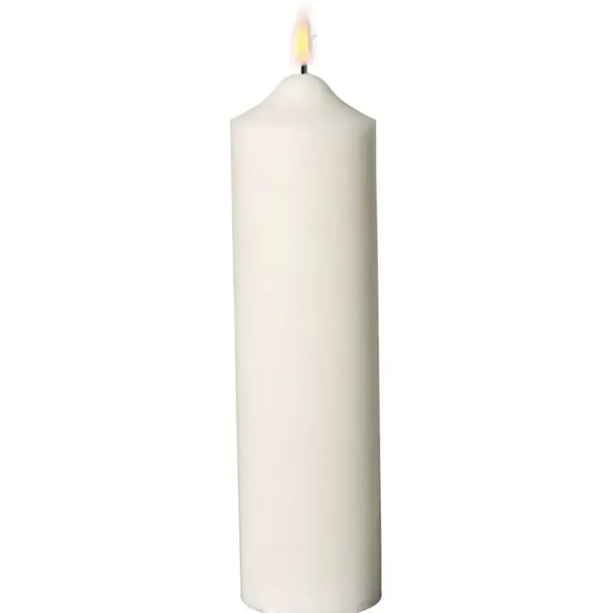 Alterlys, 51 timer, hvid, 25cm 7cm - 6 stk