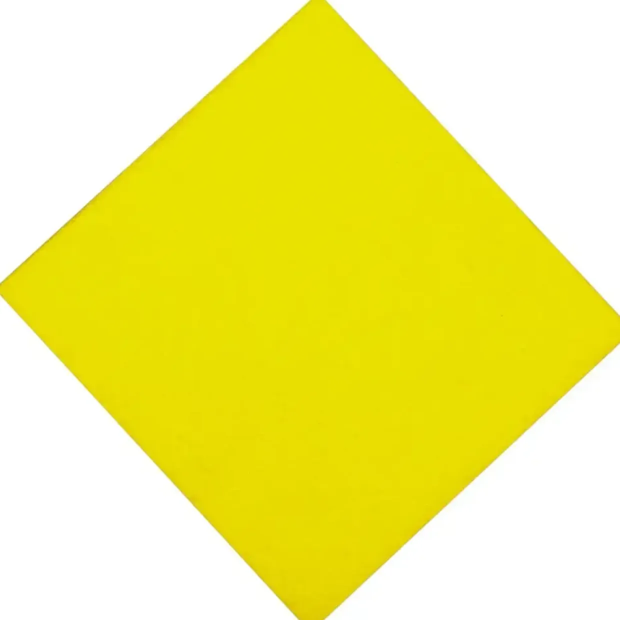 Alt-mulig-klud 38x38cm gul PLA/viskose perforeret uden mikroplast - 100 stk