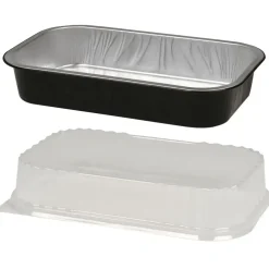 Alubakke, Ready2Cook, sort, aluminium, 1400 ml - 300 stk
