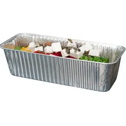 Aluform, med rullekant, aluminium, 2200ml - 160 stk