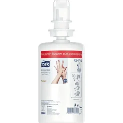 Antimikrobiel sæbe, Tork 424710 S4 Premium, 1000 ml, klar, uden farve og parfume - 6 stk