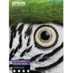 A4 Papir - Epson Fine Art Cotton Textured Natural - 300 g/m² - 25 ark