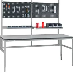 Arbejdsbord Let H-stel komb. 3 2500x800 mm